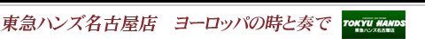 東急ハンズ名古屋店 ヨーロッパの時と奏で